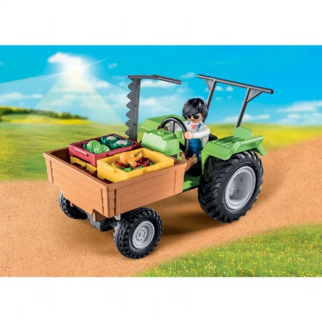 Traktor med anhænger
