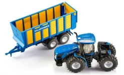 Traktor med ensilagetrailer