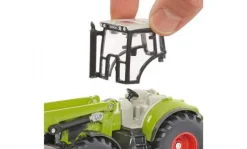 Traktor med frontlader og trailer