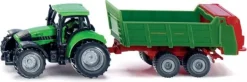 Traktor med gødningsspreder