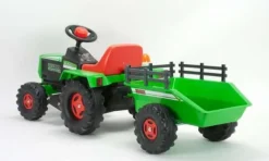 Traktor med hænger Elbil 6V