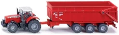 Traktor med M.F trailer 1:87