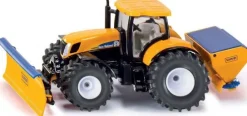 Traktor plov og saltspredder 1:50