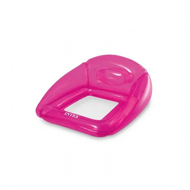 Transparent Badelounge Pink
