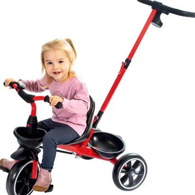 Trehjulet Cykel med Skubbestang