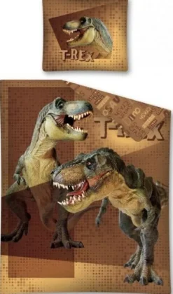 T-rex Dinosaur Sengetøj 140x200cm