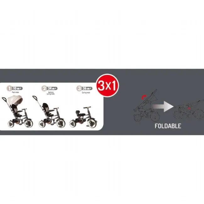 Tricycle Rito 3 i 1 Blå