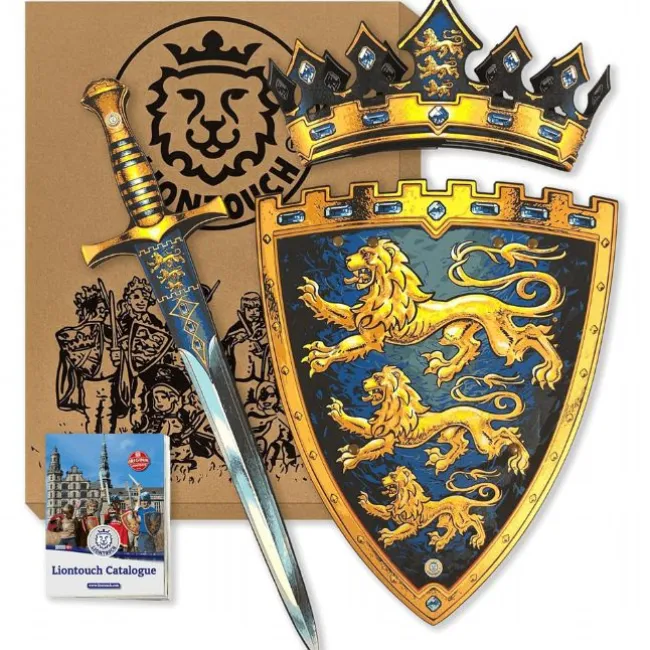 Triple Lion sæt (Sværd, skjold og krone)