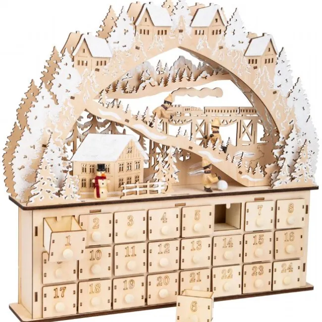 Træjulekalender, Sjov på Ski
