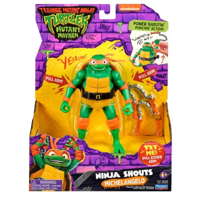 Turtles Movie Ninja Shouts Michelangelo