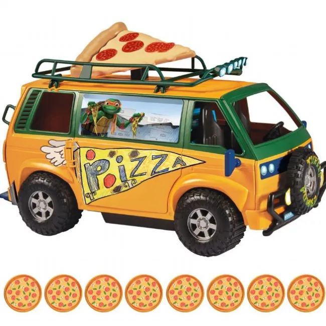 Turtles Movie Pizza Fire Van