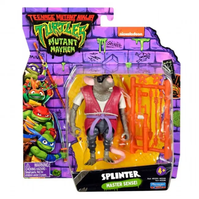 Turtles Mutant Mayhem Splinter Figur