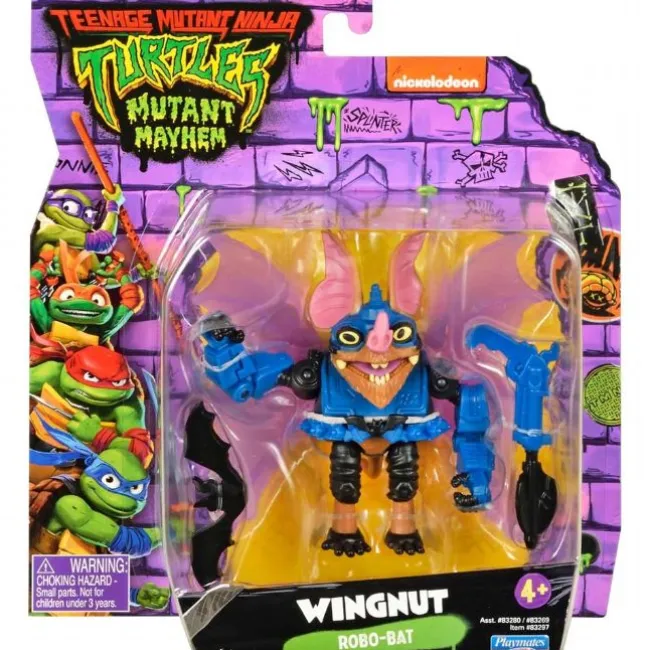 Turtles Mutant Mayhem Wingnut Figur