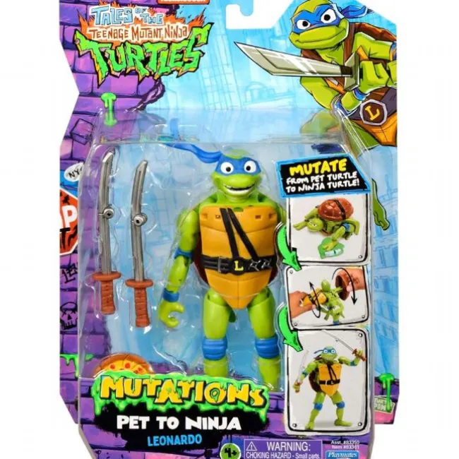 Turtles Pet to Ninja Leonardo Figur