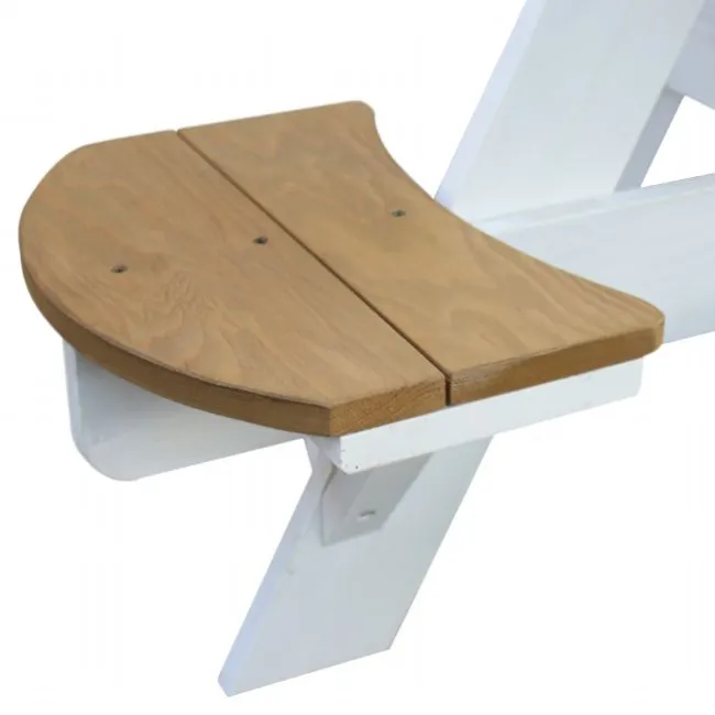 UFO Picnic Bord brun/hvid