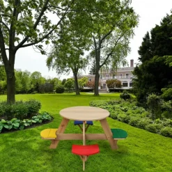 UFO Picnic Bord regnbue