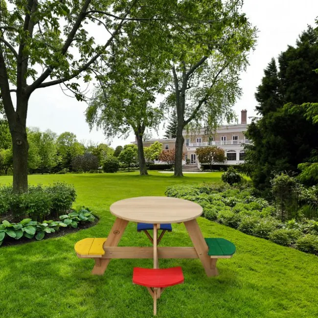 UFO Picnic Bord regnbue