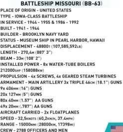 USS Missouri Krigsskib