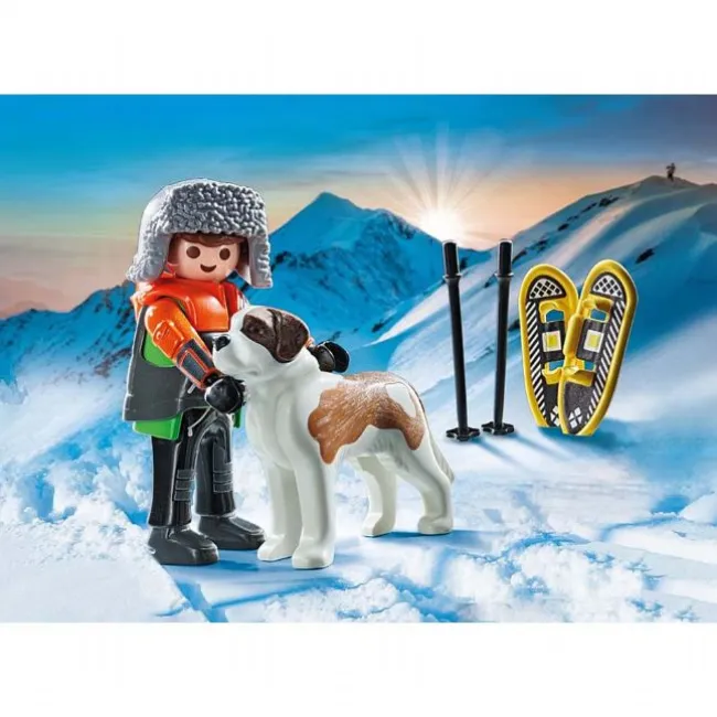 Vandrer med Saint Bernard