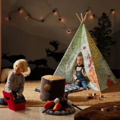 Verdenskorts Tipi flerfarvet