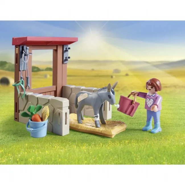 Veterinærmission med æslerne