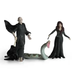 Voldemort,Nagini og Bellatrix Lestrange