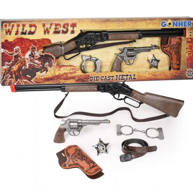 Wild West Revolver og Riffel Sæt