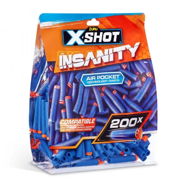 X-shot Insanity ekstra pile, 200 stk